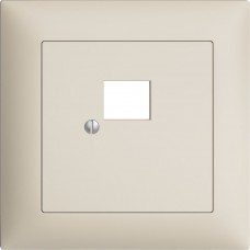 UP-Frontset EDIZIOdue crema 88x88mm 1xRJ45 FMI