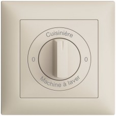 Frontset 0-Cuisinière-0-Machin à laver EDIZIOdue 88×88mm crema FMI