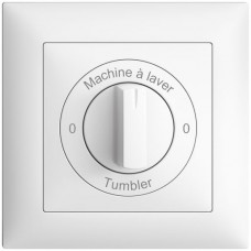 Frontset 0-Machine à laver-0-Tumbler EDIZIOdue 88×88mm weiss