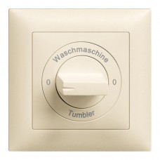 Frontset 0-Waschmaschine-0-Tumbler EDIZIOdue 88×88mm crema