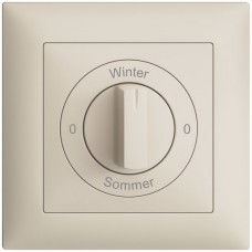 Frontset 0-Winter-0-Sommer EDIZIOdue 88×88mm crema FMI
