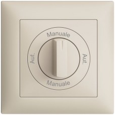 Frontset Aut.-Manuale-Aut.- Manuale EDIZIOdue 88×88mm crema FMI