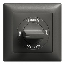 Frontset Aut.-Manuale-Aut.- Manuale EDIZIOdue 88×88mm schwarz