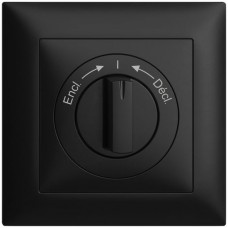 UP-Frontset Encl.->I<-Décl. Feller EDIZIOdue 88x88mm schwarz FMI
