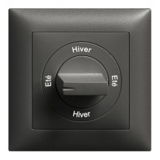Frontset Eté-Hiver-Eté-Hiver EDIZIOdue 88×88mm schwarz