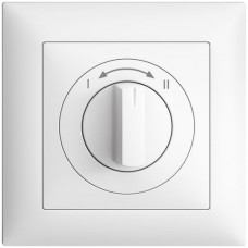 UP-Frontset I<-->II weiss Feller EDIZIOdue 88x88 für Schwenktaster FMI