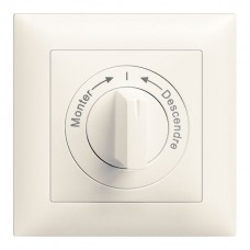 Frontset Monter->I<-Descendre EDIZIOdue 88×88mm weiss