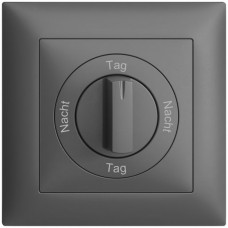 UP-Frontset Nacht-Tag-Nacht-Tag EDIZIOdue 88x88 dunkelgrau FMI