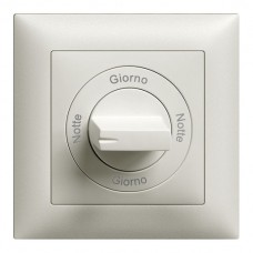Frontset Notte-Giorno-Notte-Giorno EDIZIOdue 88×88mm hellgrau