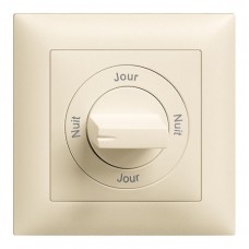 Frontset Nuit-Jour-Nuit-Jour Feller EDIZIOdue 88×88mm crema FMI