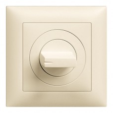 UP-Frontset, EDIZIOdue crema 88×88mm für Drehschalter