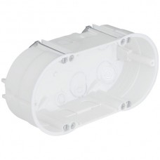 UP-Hohlwandose Kaiser 2×Ø68×47mm Einführungen 6×Ø20mm weiss