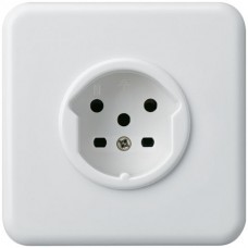 UP-Steckdose Hager basico Typ 15 mit Steckklemmen weiss