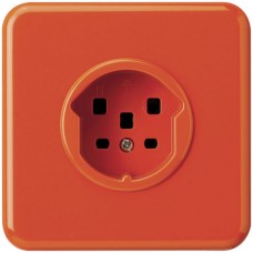 UP-Steckdose Hager basico Typ 25 mit Steckklemmen orange