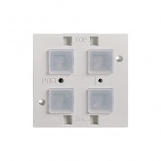 UP-UNI-Taster 4fach mit LED EDIZIOdue elegance, Steckverbinder