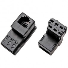 Winkeladapter TT83m/RJ11f UTP u schwarz US