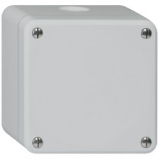 AP-Nass-Blinddose leer l-grau Hager robusto 86x86mm