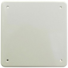 Abdeckplatte 2x2 146x146mm weiss 4 Eck-Befestigungslöcher