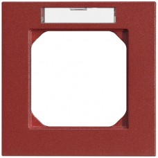 Abdeckrahmen kallysto.pro 1×1 sand 94×94mm mit Beschriftungsrahmen
