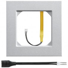 Abdeckrahmen 1x1 kallysto.pro Arktis Eckbeleuchtung LED stark rot