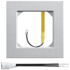 Abdeckrahmen 1x1 kallysto.pro Arktis Eckbeleuchtung schwach weiss