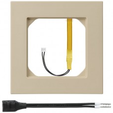 Abdeckrahmen 1x1 kallysto.pro beige Randbeleuchtung stark grün