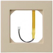 Abdeckrahmen 1x1 kallysto.pro beige für Eckbeleuchtung blau