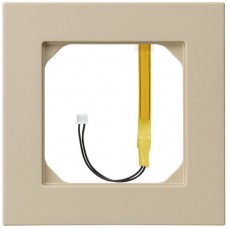 Abdeckrahmen 1x1 kallysto.pro beige für Eckbeleuchtung gelb
