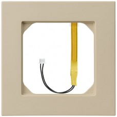 Abdeckrahmen 1x1 kallysto.pro beige für Eckbeleuchtung weiss