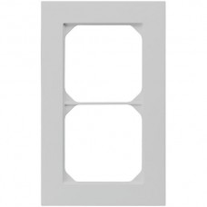 Abdeckrahmen kallysto.pro 2×1 hellgrau 94×154mm