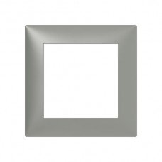Abdeckrahmen Sidus 1x1 l-grau 88x88mm