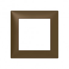 Abdeckrahmen Sidus 1x1 titan 88x88mm Kunststoff Metallic
