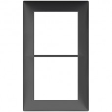 Abdeckrahmen Sidus 2x1/1x2 KS 148x88mm anthrazit