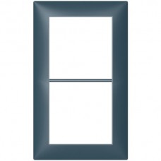 Abdeckrahmen Sidus 2x1/1x2 KS 148x88mm atlantikblau metallic