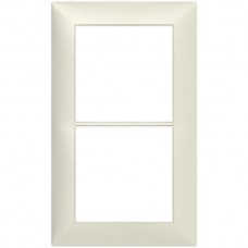 Abdeckrahmen Sidus 2x1/1x2 KS 148x88mm crema