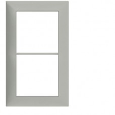 Abdeckrahmen Sidus 2x1/1x2 KS 148x88mm lichtgrau