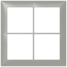 Abdeckrahmen Sidus 2x2 l-grau 148x148mm