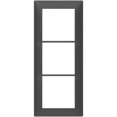 Abdeckrahmen Sidus 3x1/1x3 KS 208x88mm anthrazit