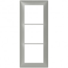 Abdeckrahmen Sidus 3x1/1x3 KS 208x88mm lichtgrau