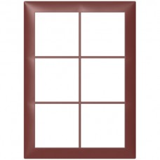 Abdeckrahmen Sidus 3x2/2x3 KS 208x148mm terra