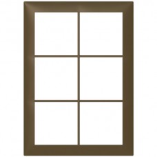 Abdeckrahmen Sidus 3x2/2x3 KS 208x148mm titan metallic