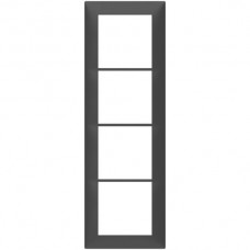 Abdeckrahmen Sidus 4x1/1x4 KS 268x88mm anthrazit