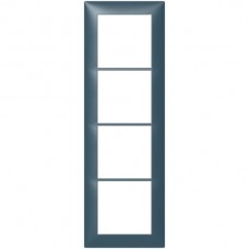 Abdeckrahmen Sidus 4x1/1x4 KS 268x88mm atlantikblau metallic