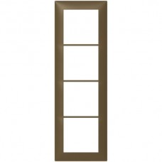 Abdeckrahmen Sidus 4x1/1x4 KS 268x88mm titan metallic