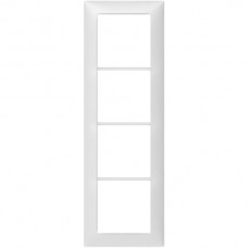 Abdeckrahmen Sidus 4x1/1x4 KS 268x88mm weiss