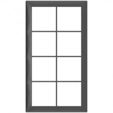 Abdeckrahmen Sidus 4x2/2x4 KS 268x148mm anthrazit