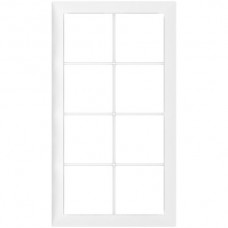 Abdeckrahmen Sidus 4x2/2x4 KS 268x148mm weiss