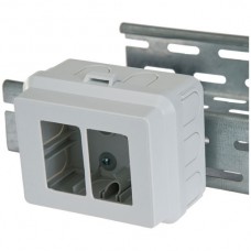 Anschlussdose EasyFix 3 IP40 120×95×70mm für 2 FLF-Apparate