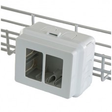 Anschlussdose EasyFix Gitter IP40 120×95×70mm für 2 FLF-App