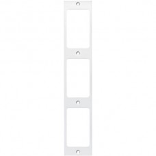 Befestigungsplatte 3xFLF weiss Hager 221x40mm 3xGr.I